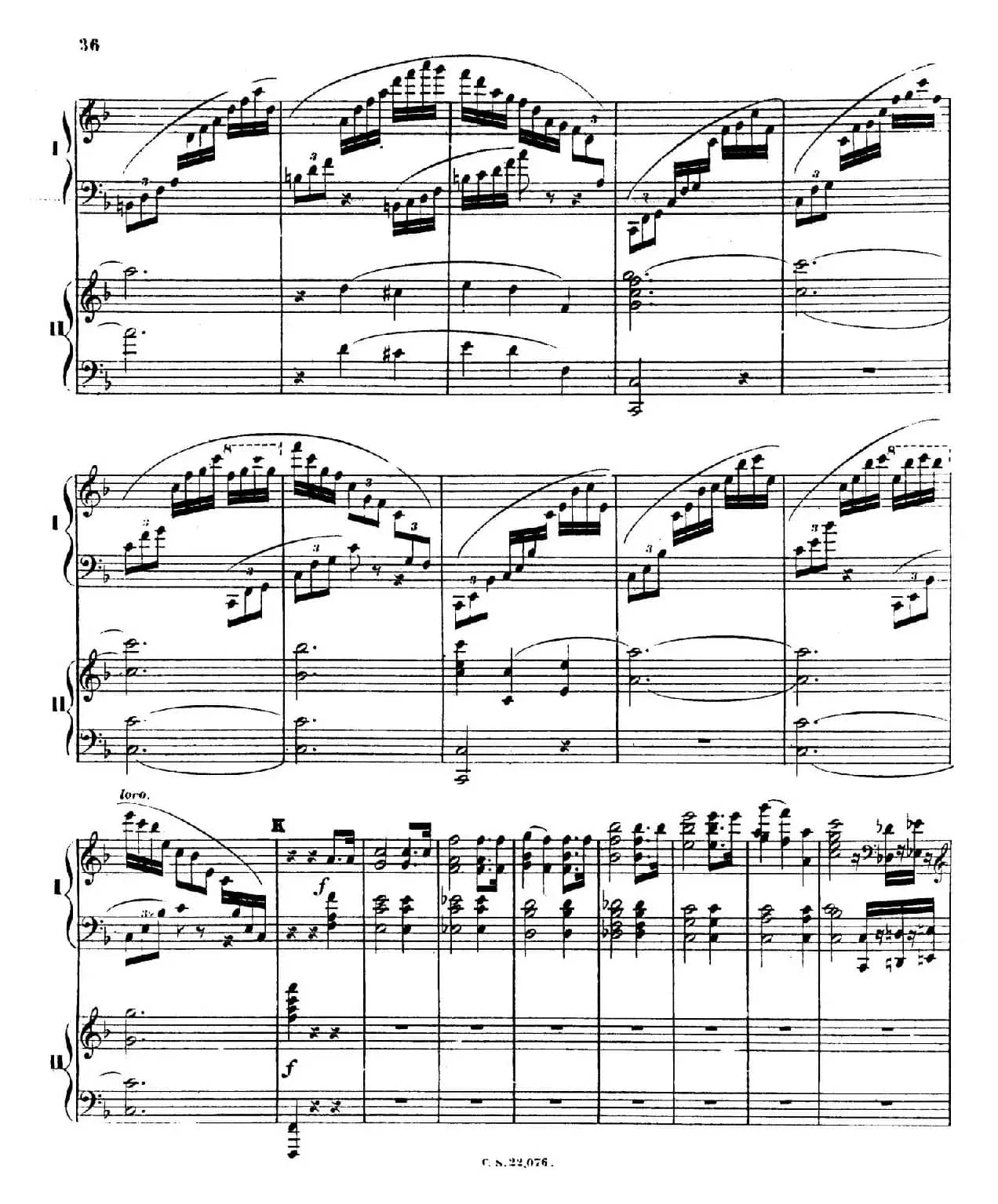 Piano Concerto No.2 in F Major Op.35（F大调第二钢琴协奏曲·Ⅰ·双钢琴）