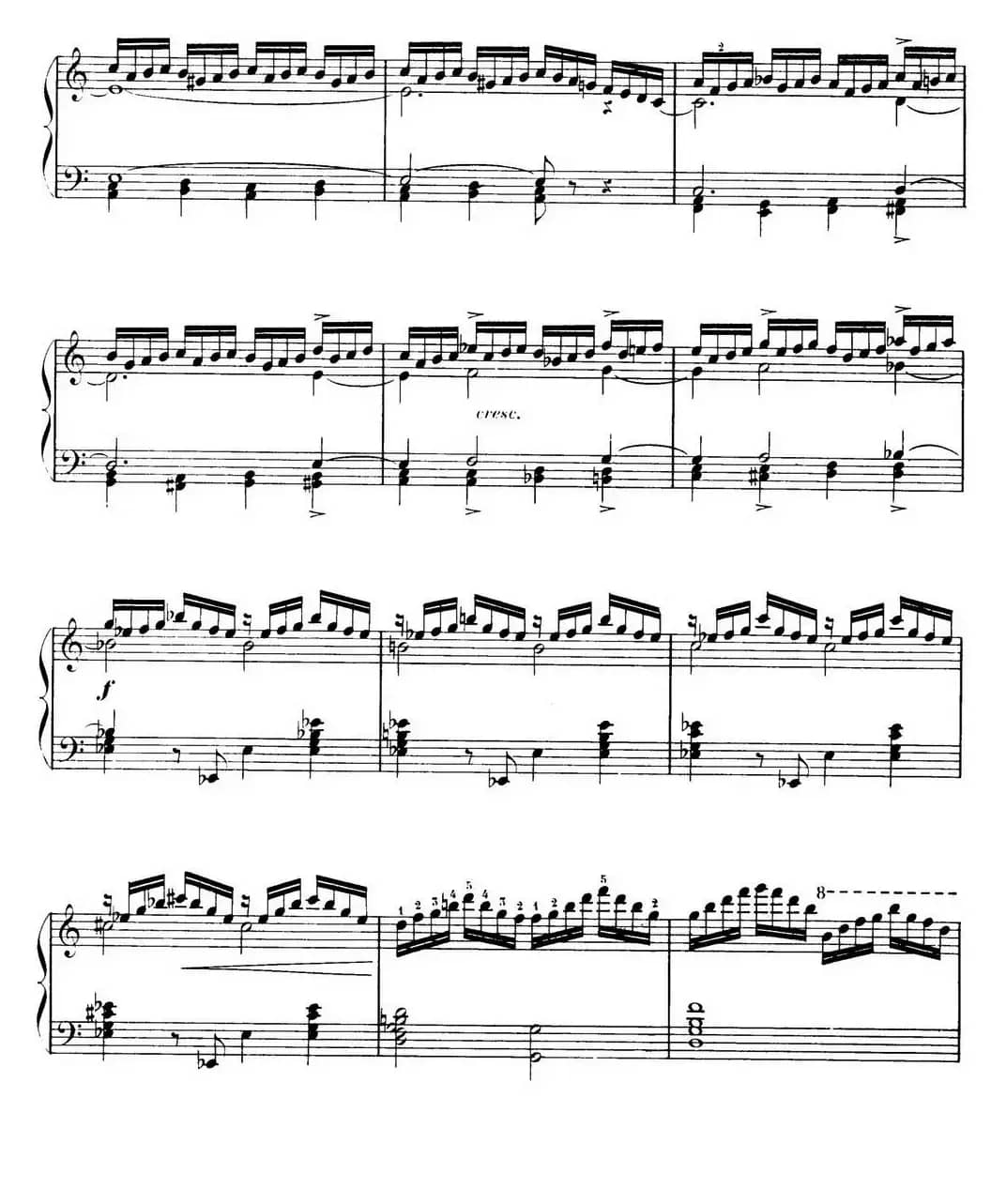 15 Etudes de Virtuosité Op.72 No.10（十五首钢琴练习曲之十）
