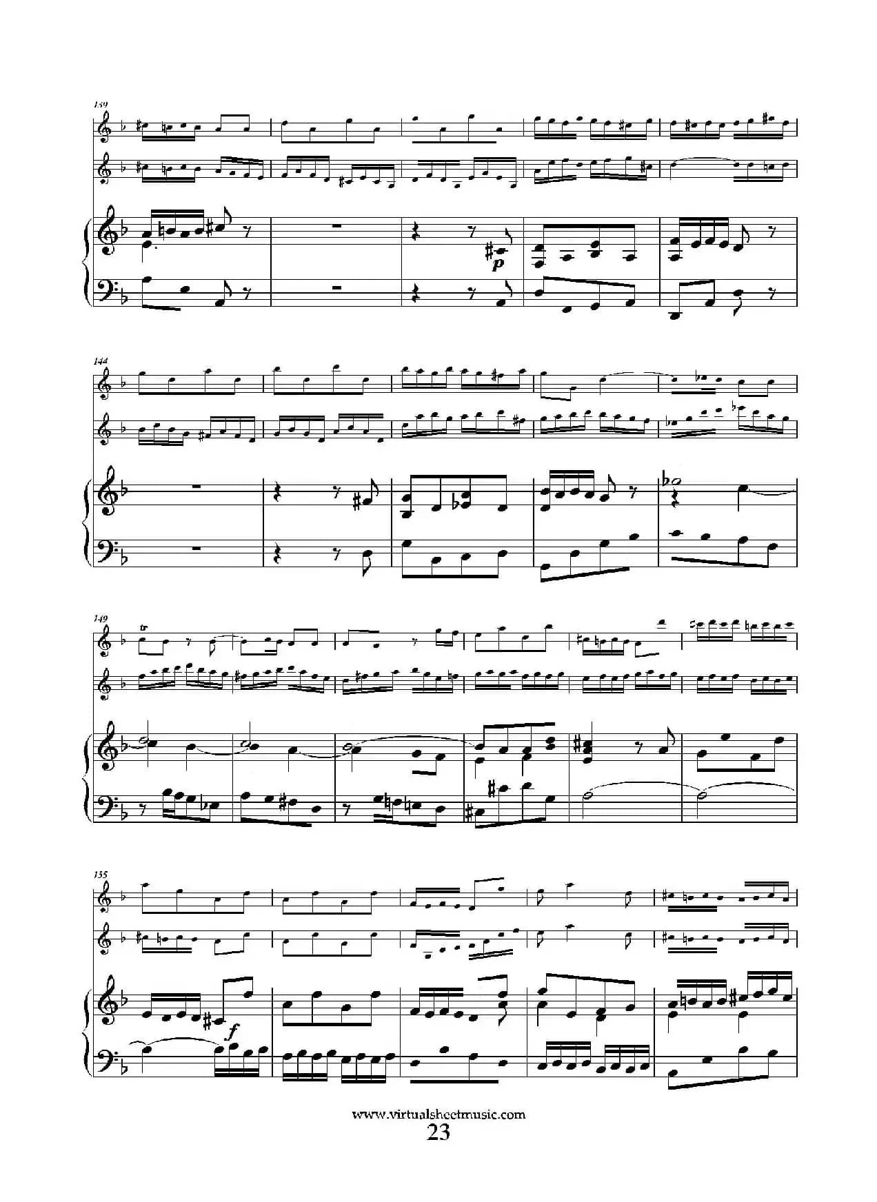 Concerto in D minor（双簧管+小提琴+钢琴伴奏）