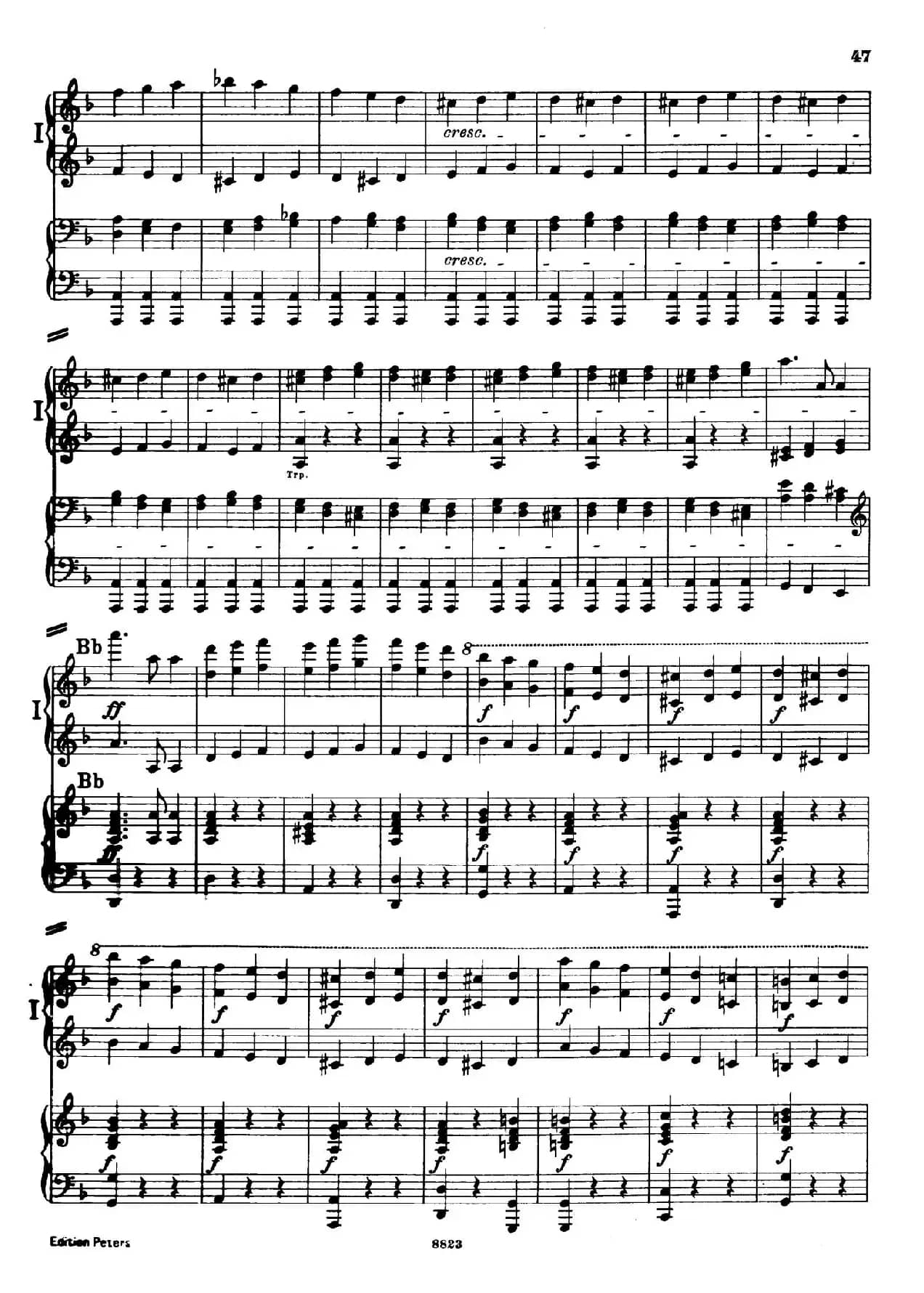 d小调第九交响曲 Op.125（双钢琴P43——52）