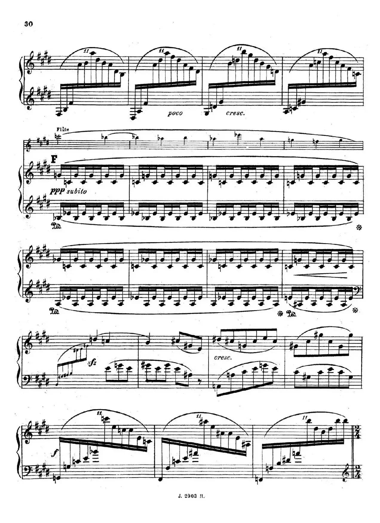 Symphony on a French Mountain Air Op.25（法国山歌交响曲·钢琴独奏·Ⅲ）