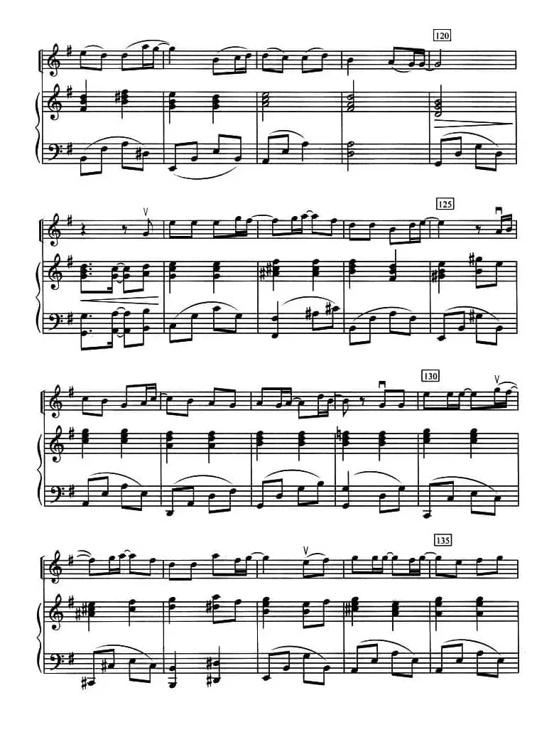 雪之花（小提琴+钢琴伴奏）