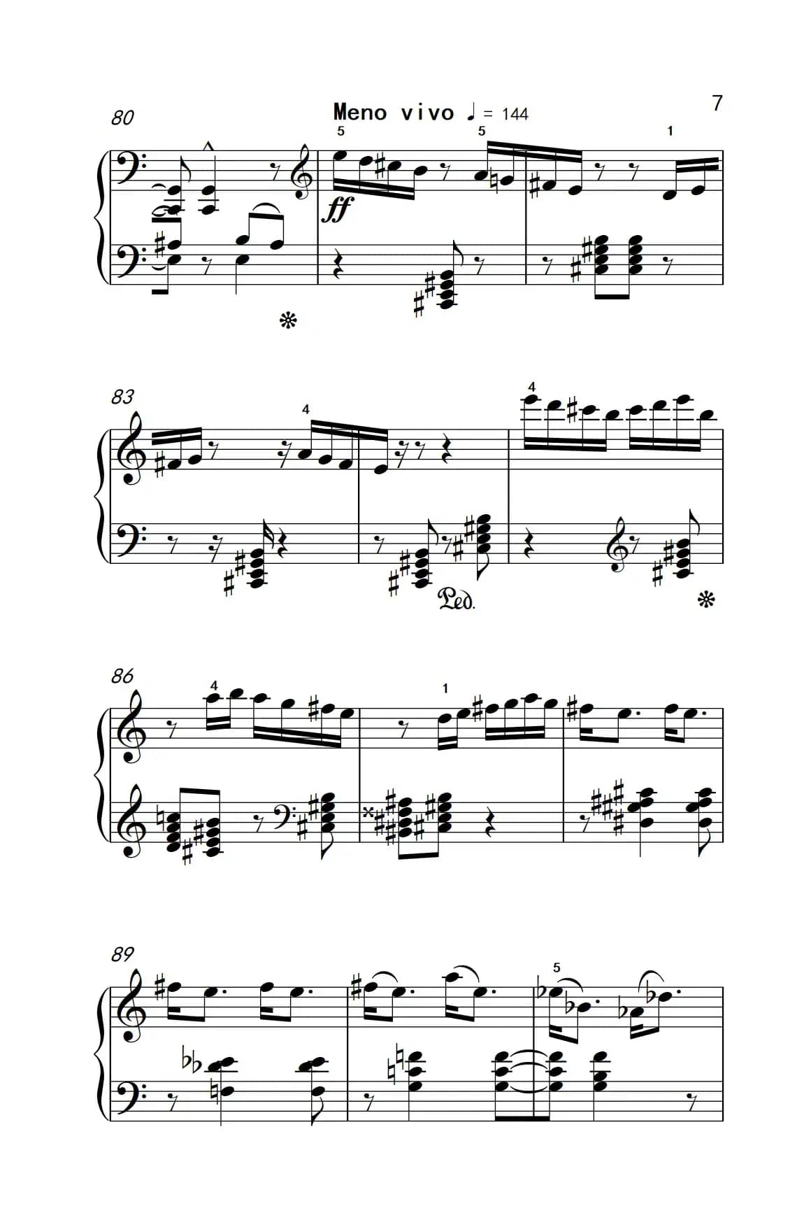 固定低音（巴托克 小宇宙 钢琴教程 6）