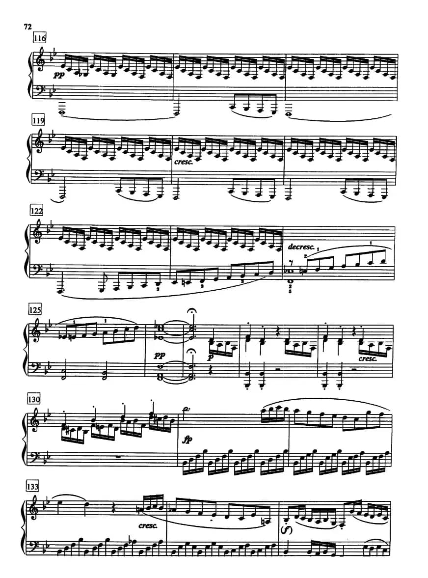 bB大调奏鸣曲Op.22（第一乐章）