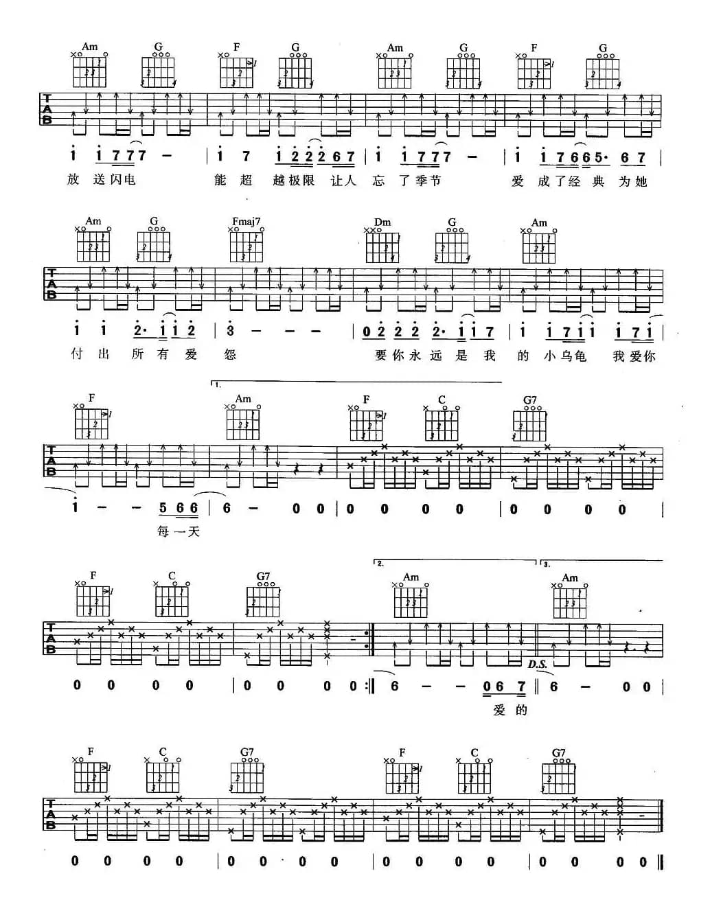 小乌龟（游家豪词 廖世杰曲）