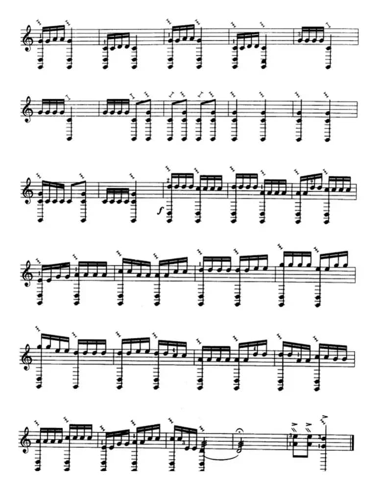 金蛇狂舞（三弦、五线谱）