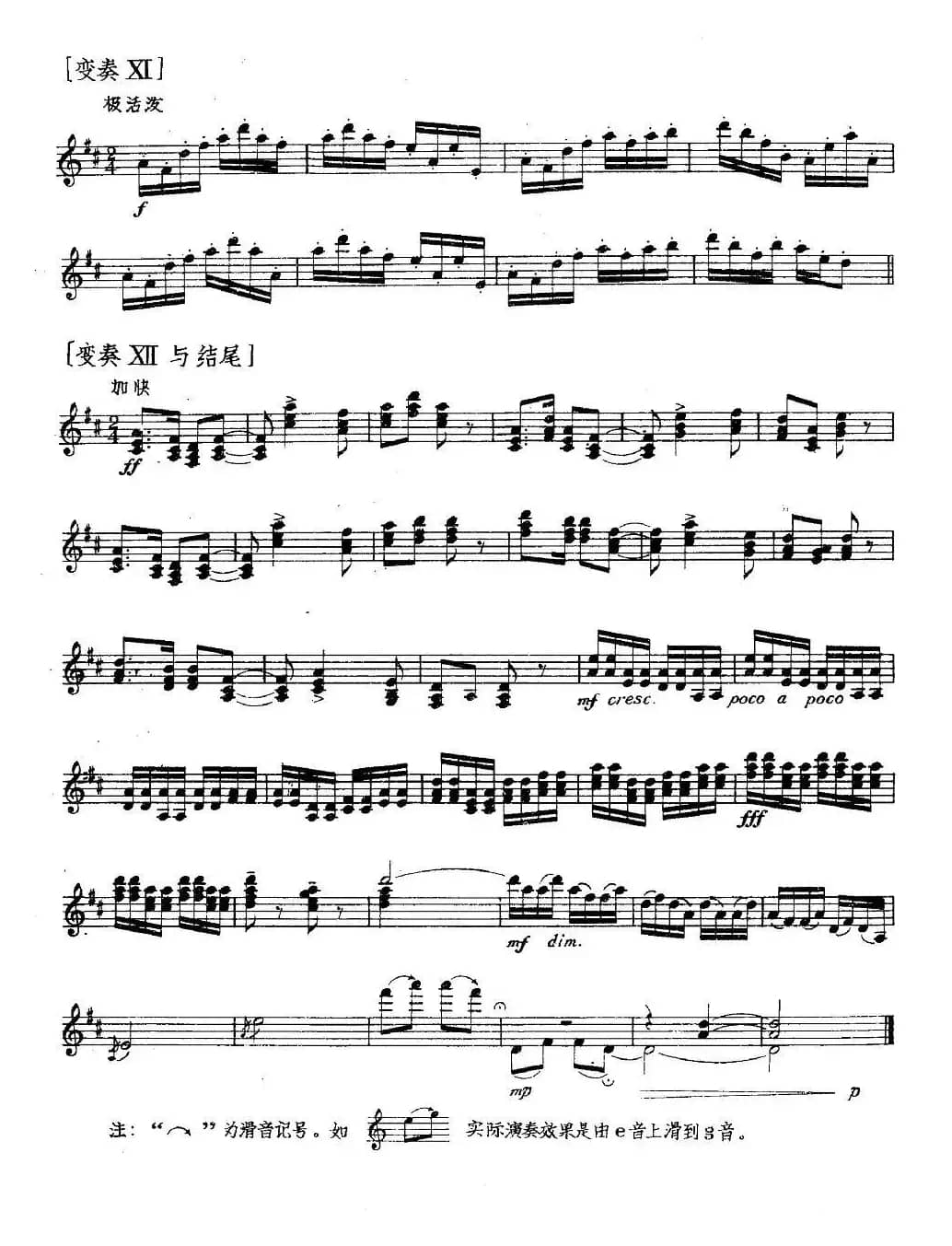 主题与变奏—山寨之夜（笙独奏）