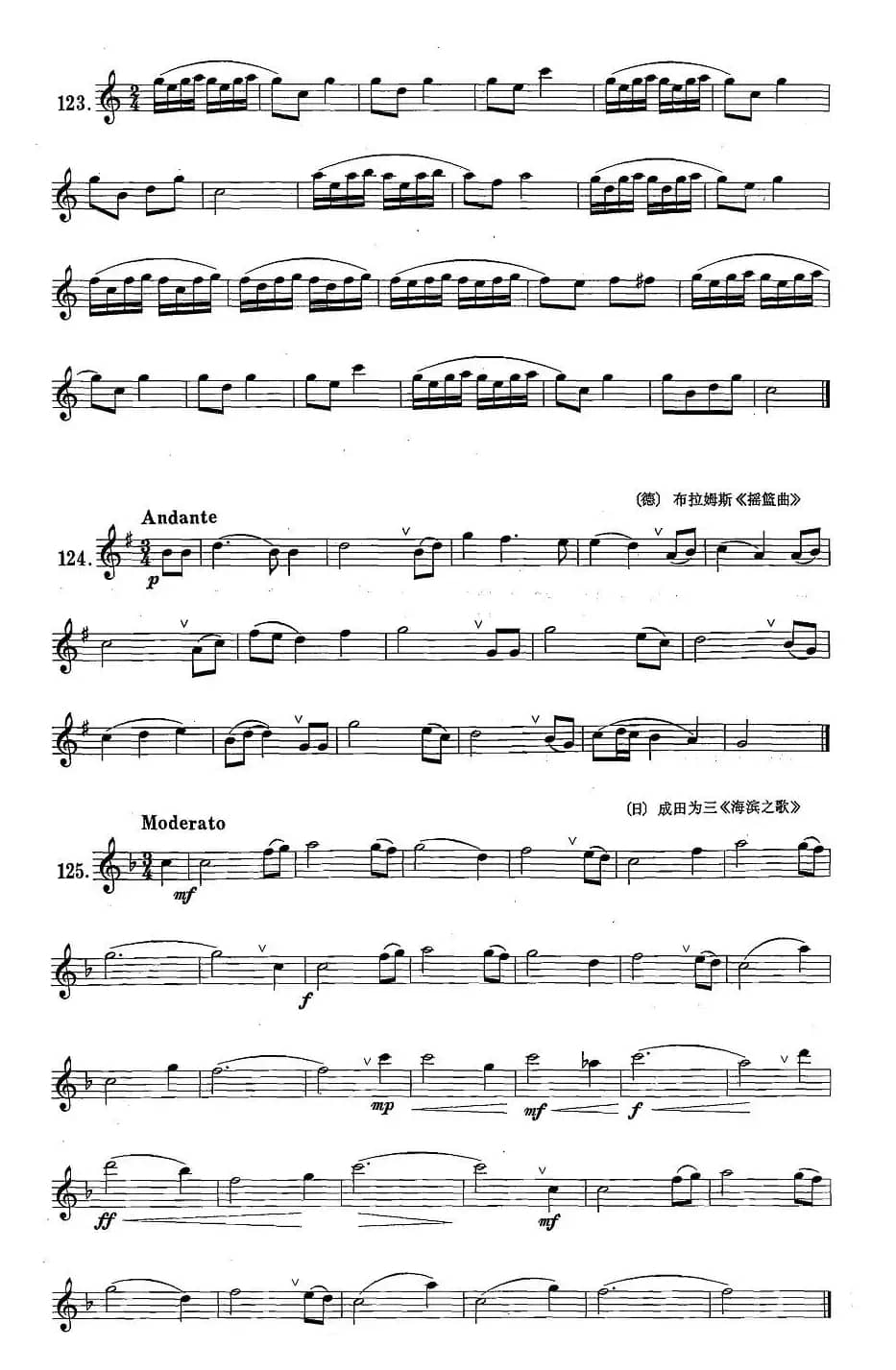 萨克斯练习曲合集（1—21）低音C音的练习