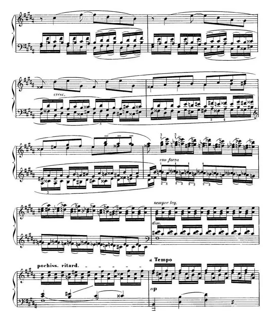 15 Etudes de Virtuosité Op.72 No.15（十五首钢琴练习曲之十五）