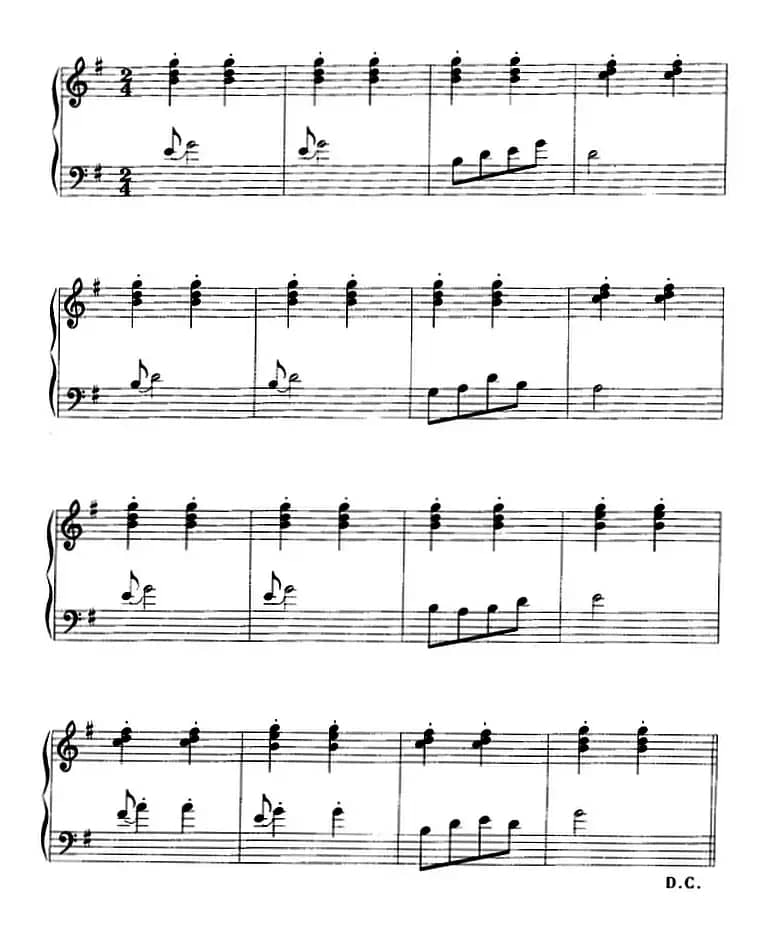 钢琴小品：小兔跳