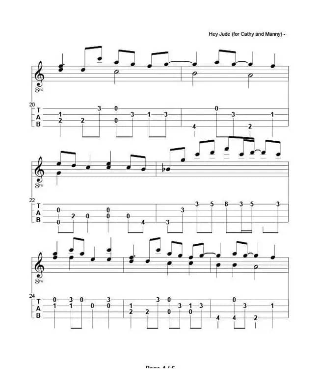 hey jude（尤克里里指弹独奏）