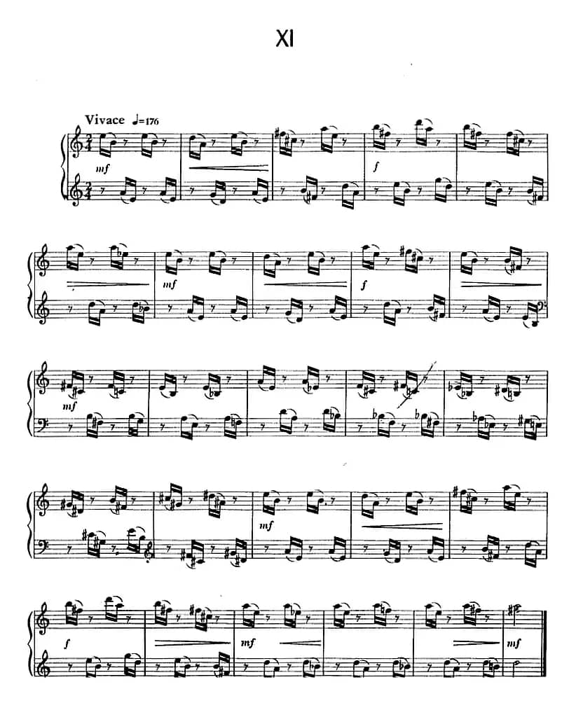 钢琴简易练习曲十六首（丁善德作品三十一号）