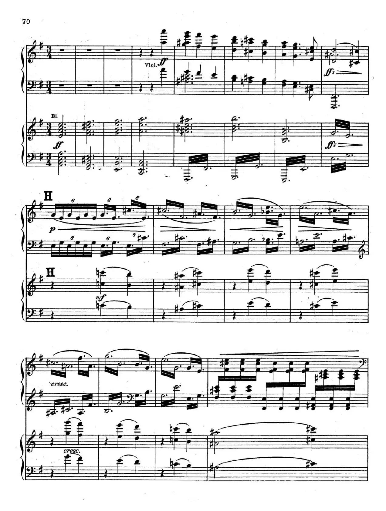 Symphony No.4 in e Minor Op.98（e小调第四交响曲·双钢琴）