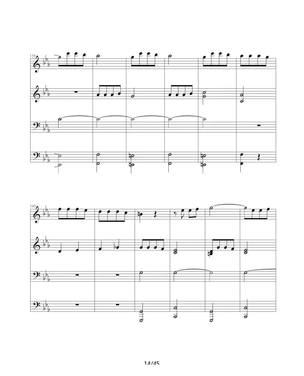 命运交响曲（四手联弹）