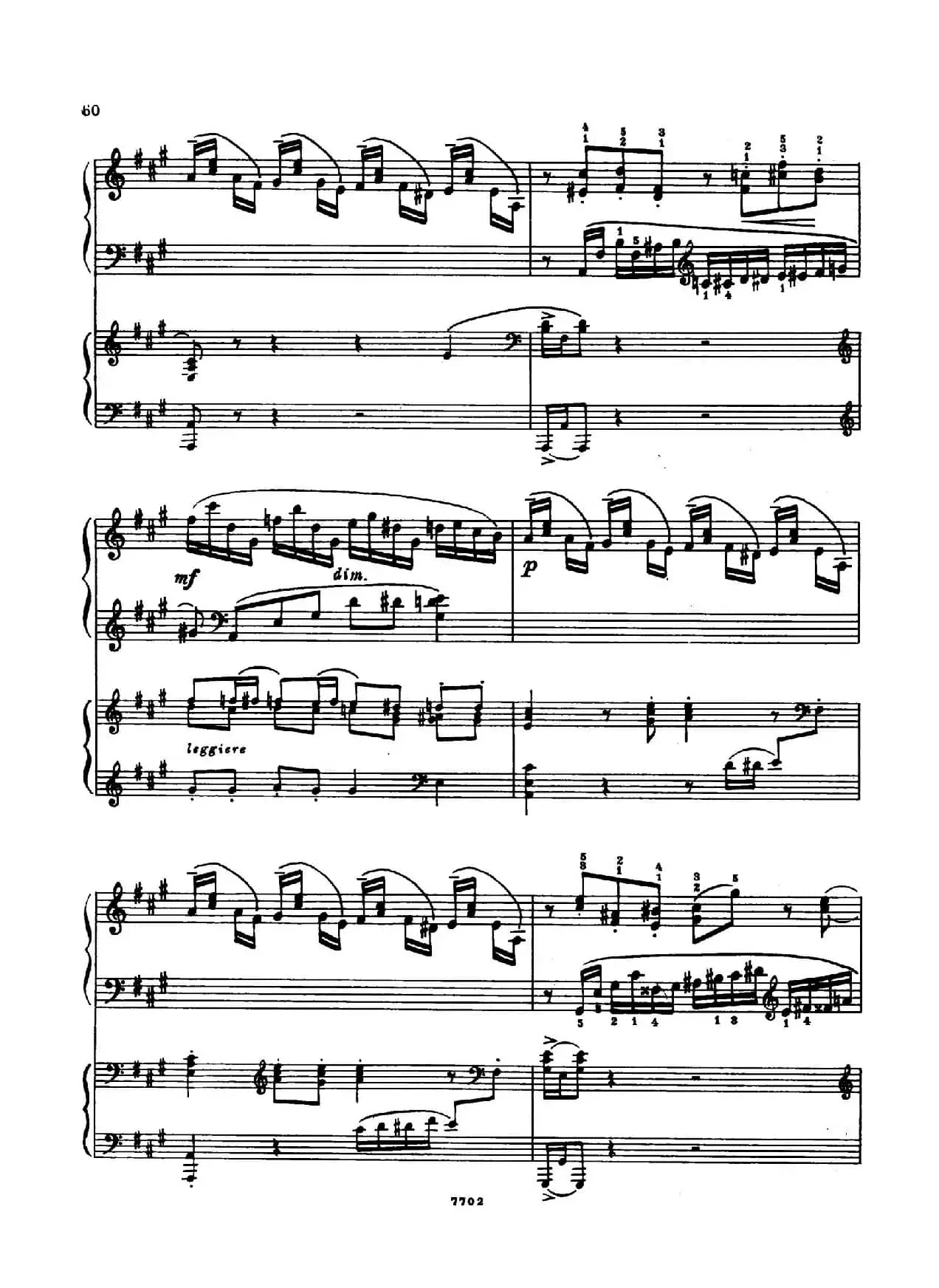 升f小调第一钢琴协奏曲 Op.1（双钢琴版）