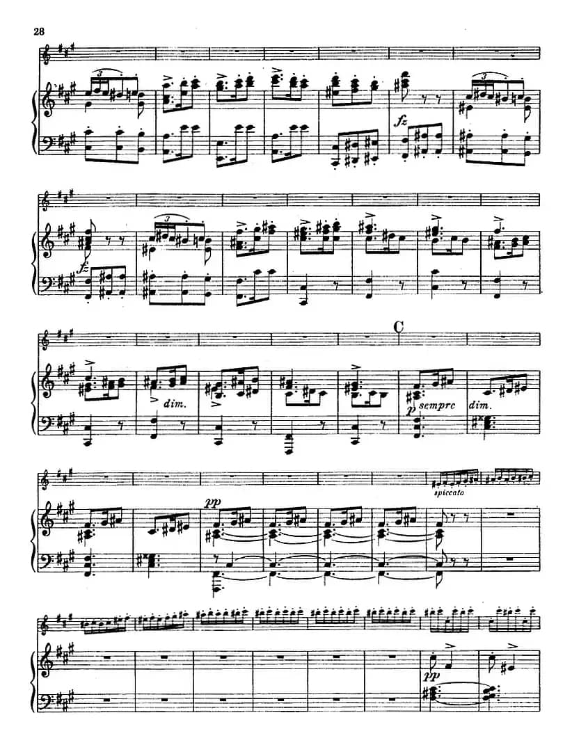 德沃夏克作品53号A小调协奏曲 （小提琴和钢琴）