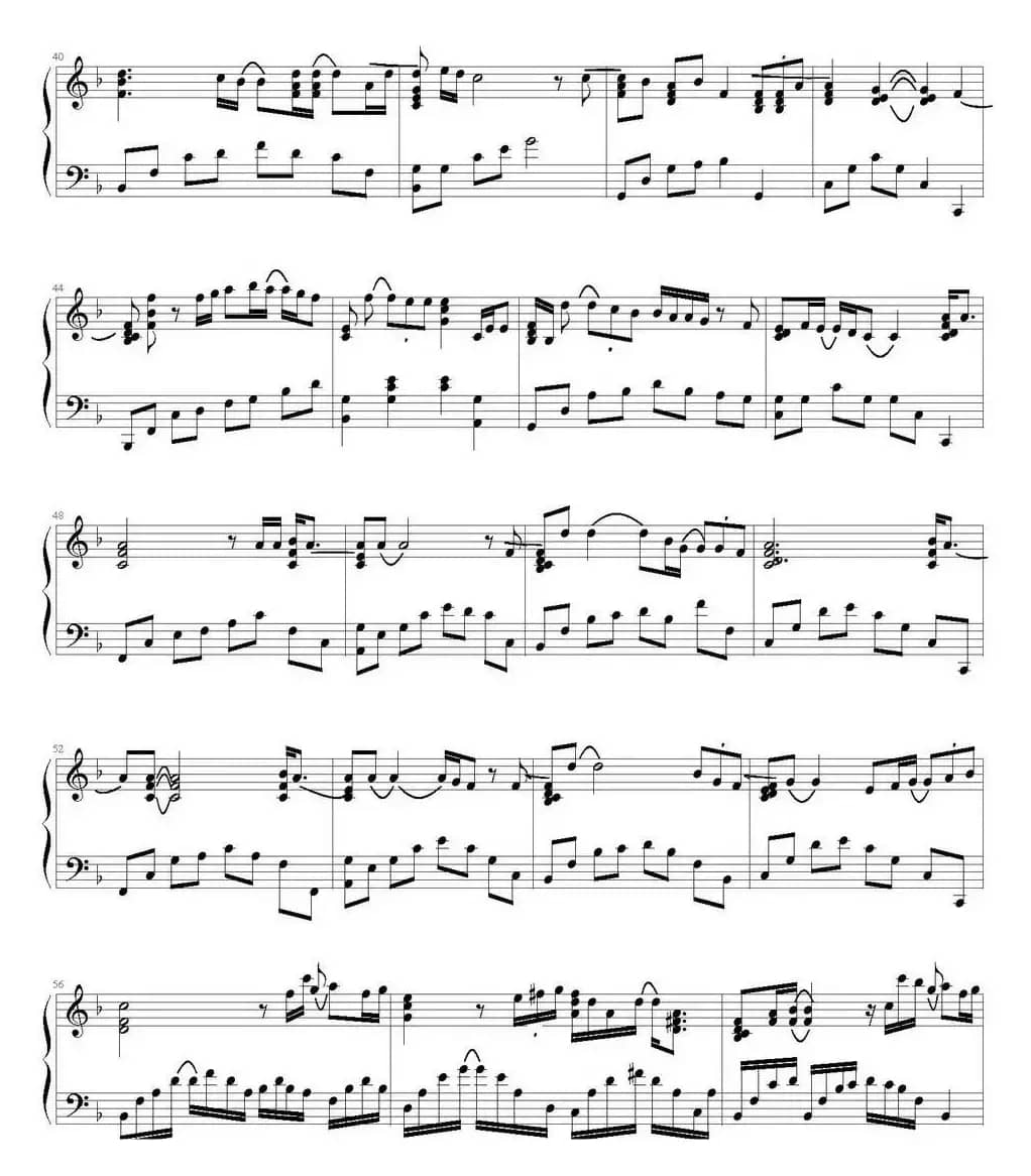 回家（弹琴吧制谱版）