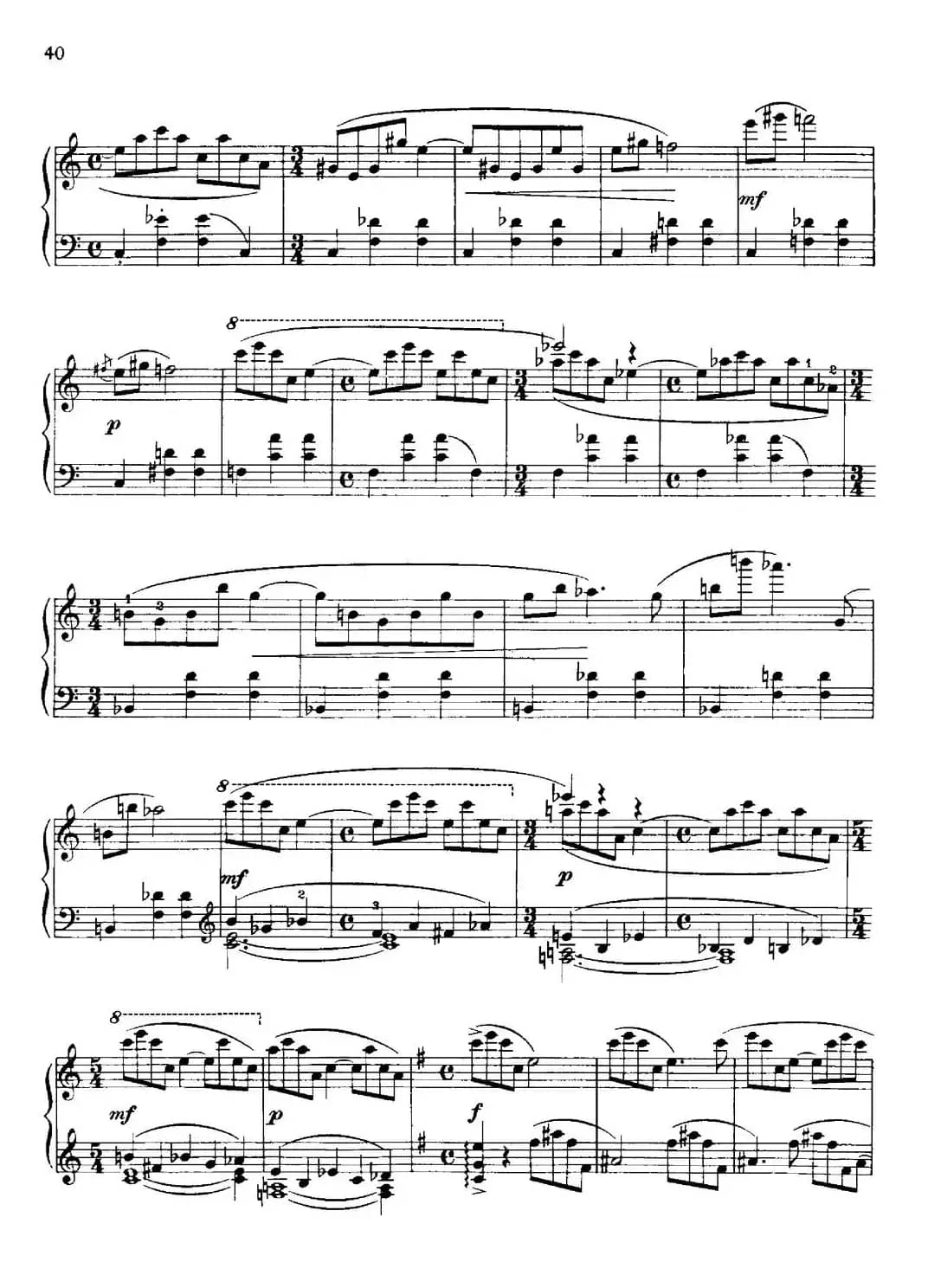 塞缪尔·巴伯 - 降e小调钢琴奏鸣曲 op.26 v.2