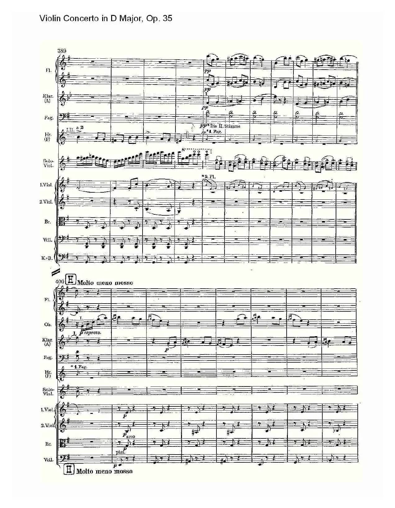 D大调小提琴协奏曲, Op.35第三乐章（一）