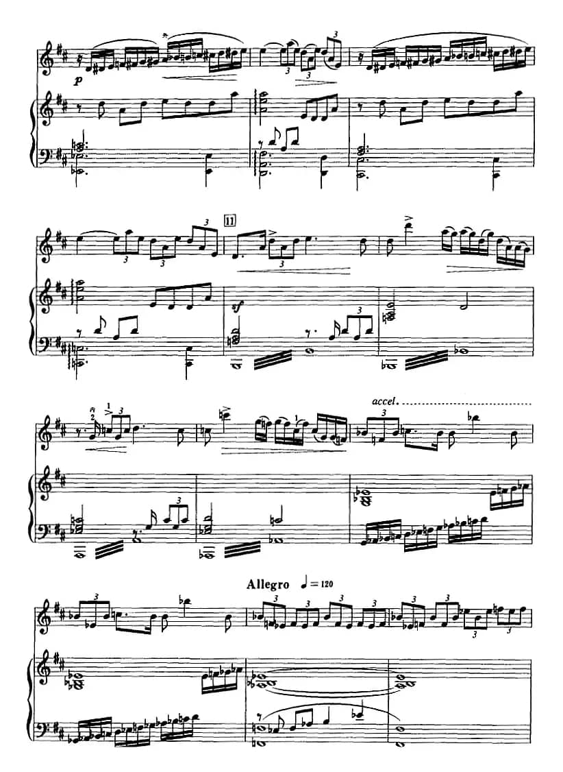 第一二胡协奏曲：第一乐章（二胡+钢琴伴奏）