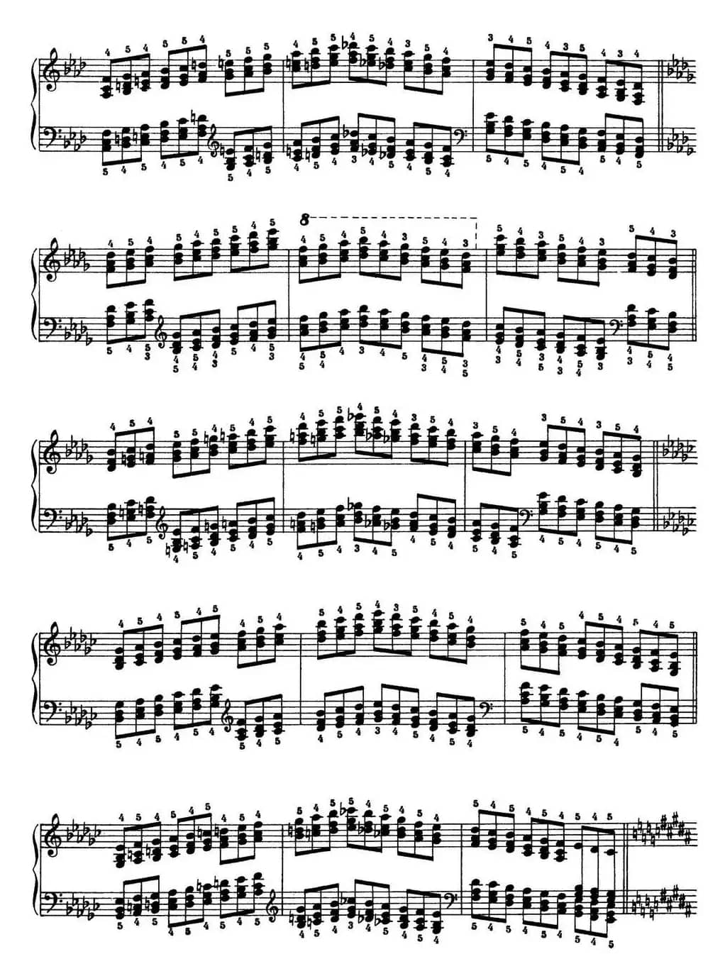 Technical Exercises S.146（李斯特钢琴技巧练习 BOOK Ⅶ）