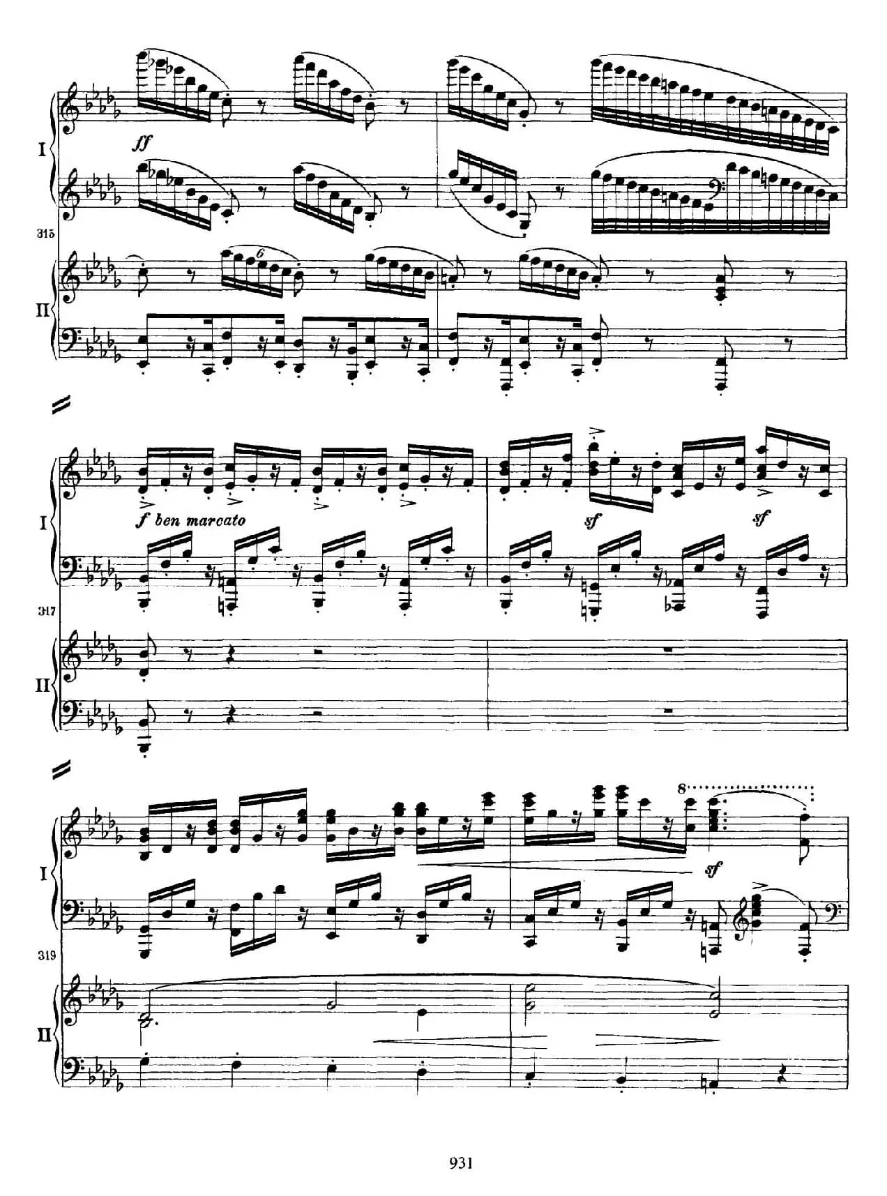 降B大调第二钢琴协奏曲 （P31——40）