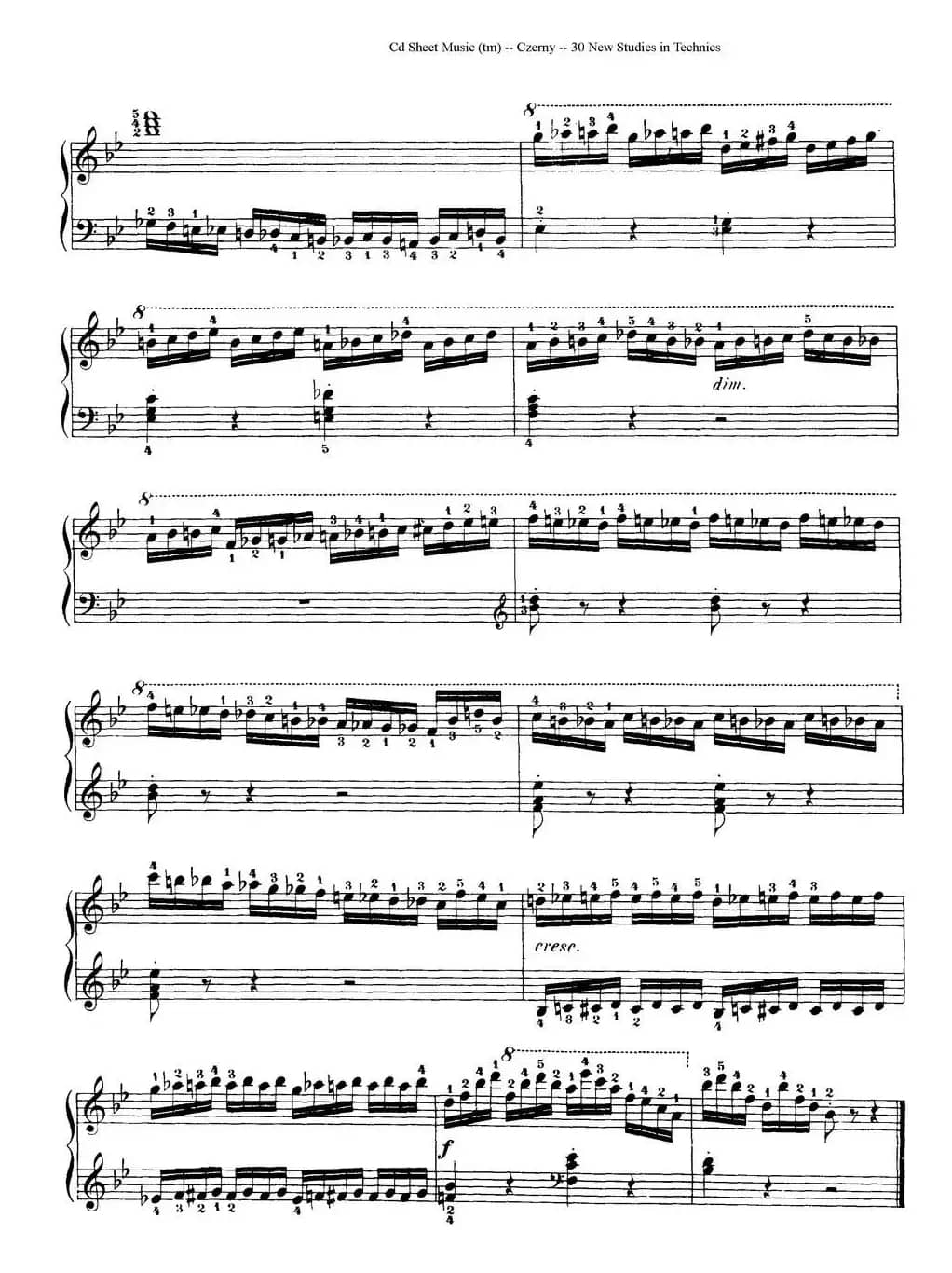 Czerny - 30 New Studies - 21（车尔尼Op849 - 30首练习曲）