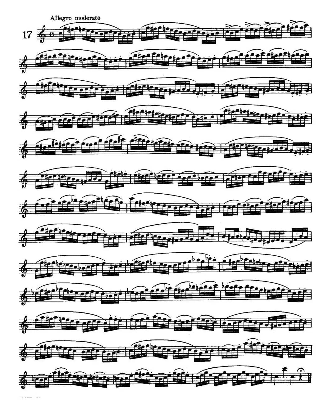 25 Daily Exercices for Saxophone（9—17）