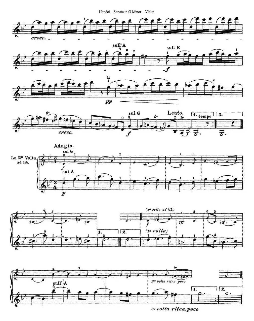 Violin Sonata No.2 in G minor