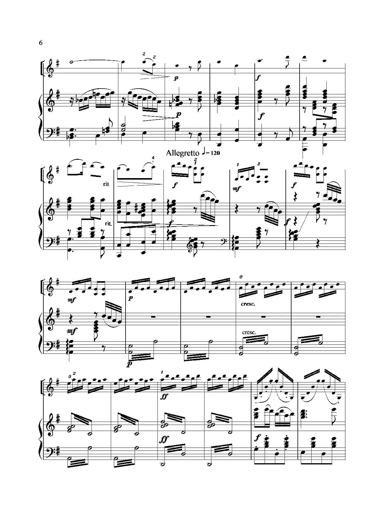 扑蝶舞曲（小提琴独奏+钢琴伴奏）