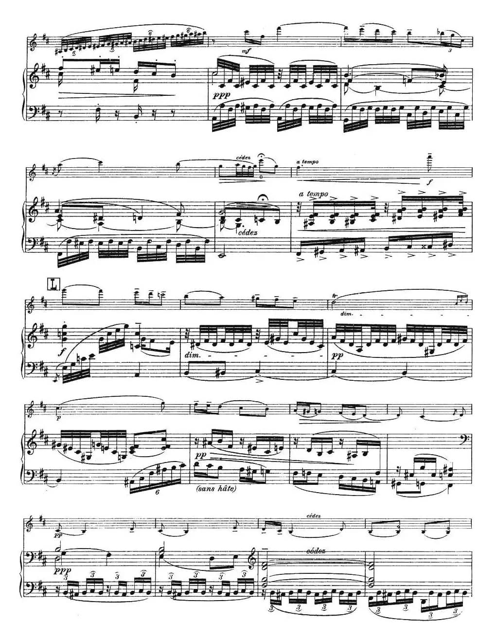 伊萨伊作品集：Au Rouet（小提琴+钢琴伴奏）