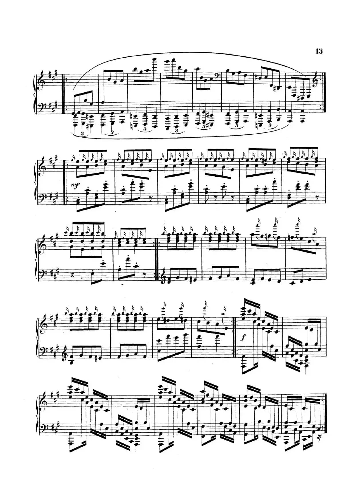 Variations on Yankee Doodle from Miscellenies Op.93（扬基嘟得主题变奏曲）