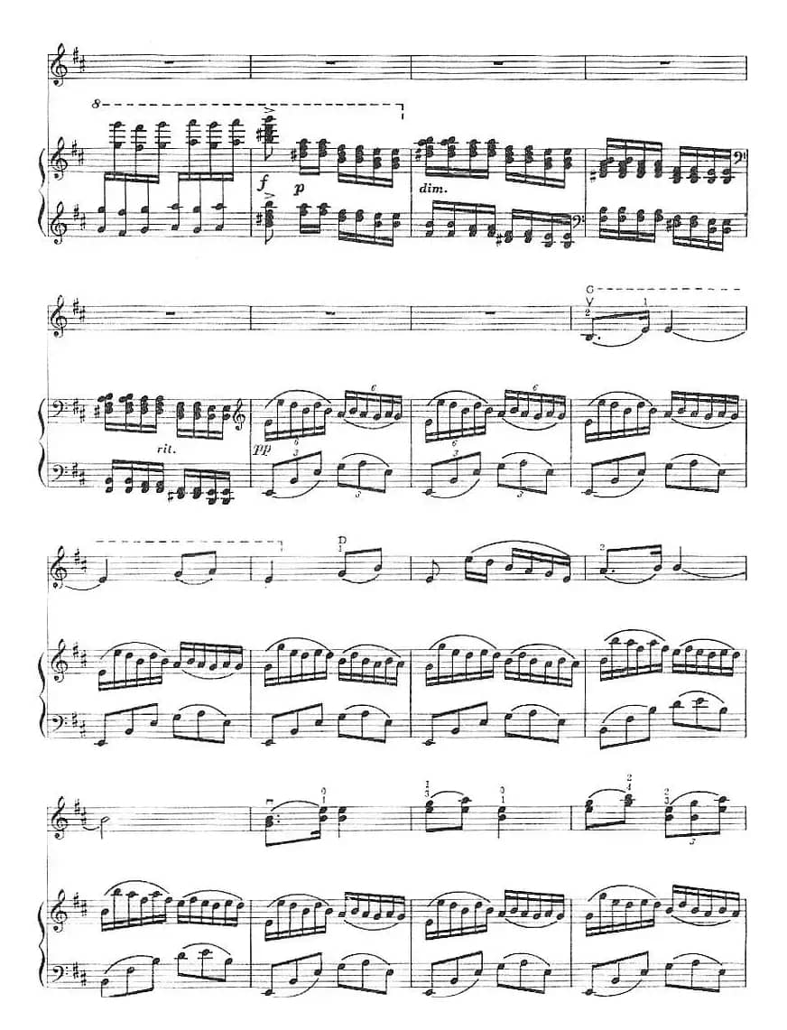 随想曲——雪（小提琴+钢琴伴奏）