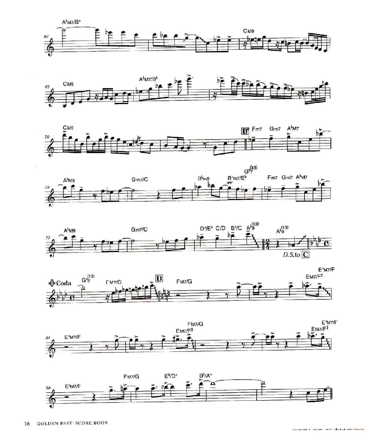 小林香织《Goledn Best》曲谱全集（AIRFLOW）