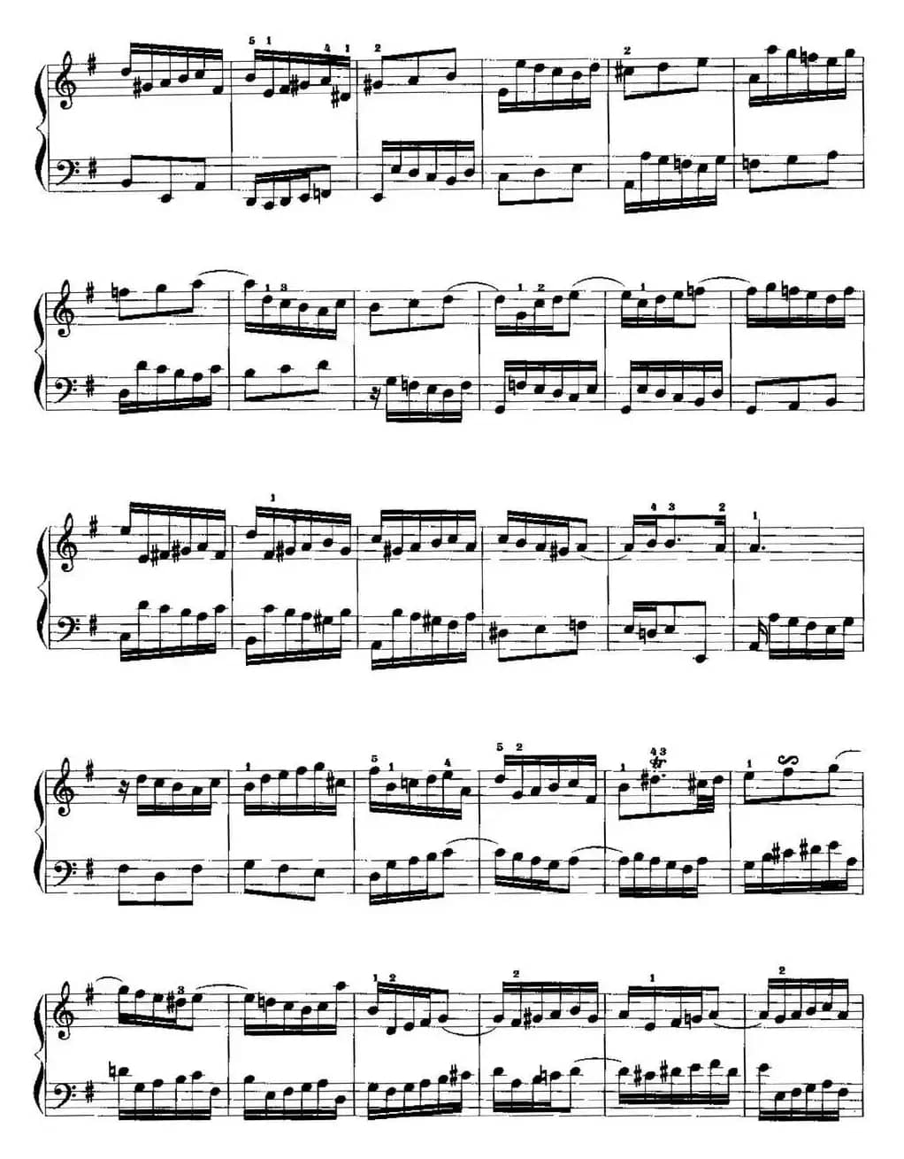 手风琴复调作品：e小调前奏曲