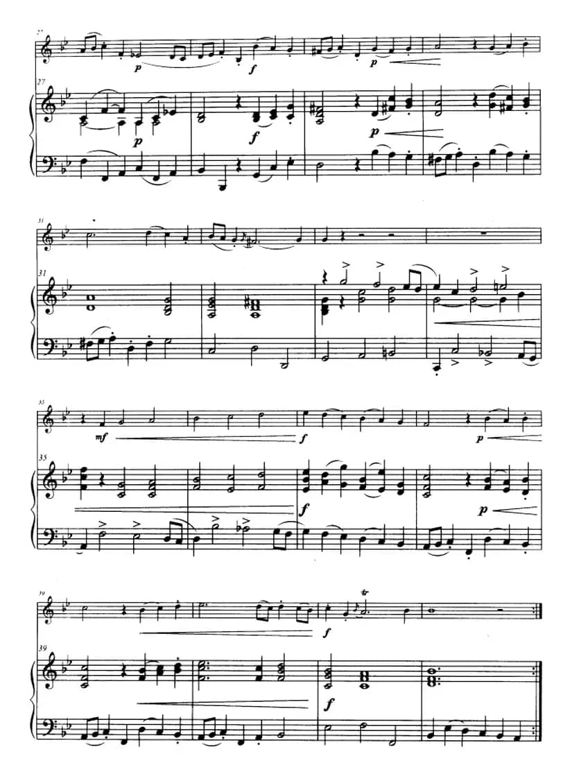 广板和快板（小号+钢琴伴奏）