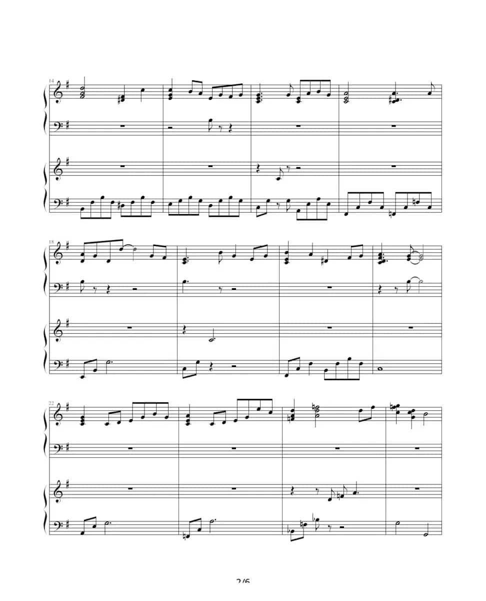 TO YOU（双钢琴）