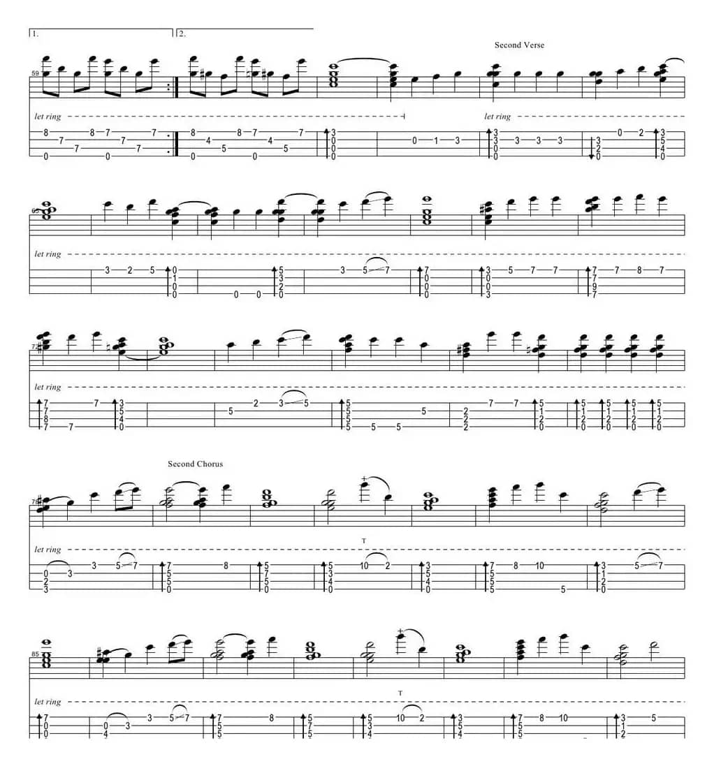 蒲公英的约定（尤克里里指弹谱、丸子君编配版）