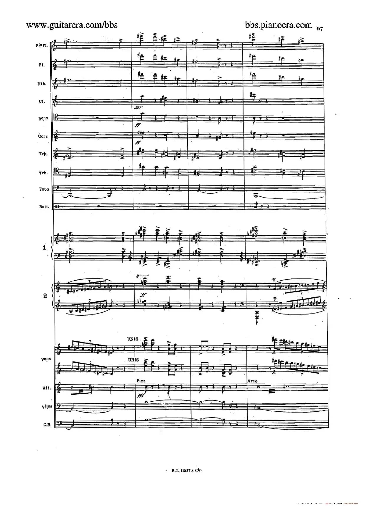 Concerto for 2 Pianos in d Minor（d小调双钢琴协奏曲·总谱）