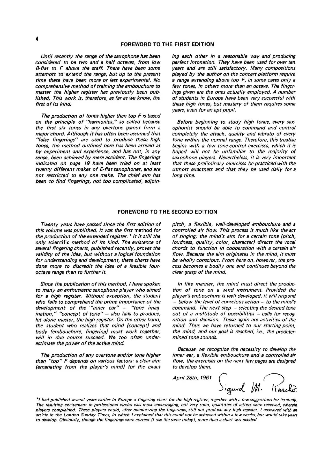 Top Tones for the Saxophone