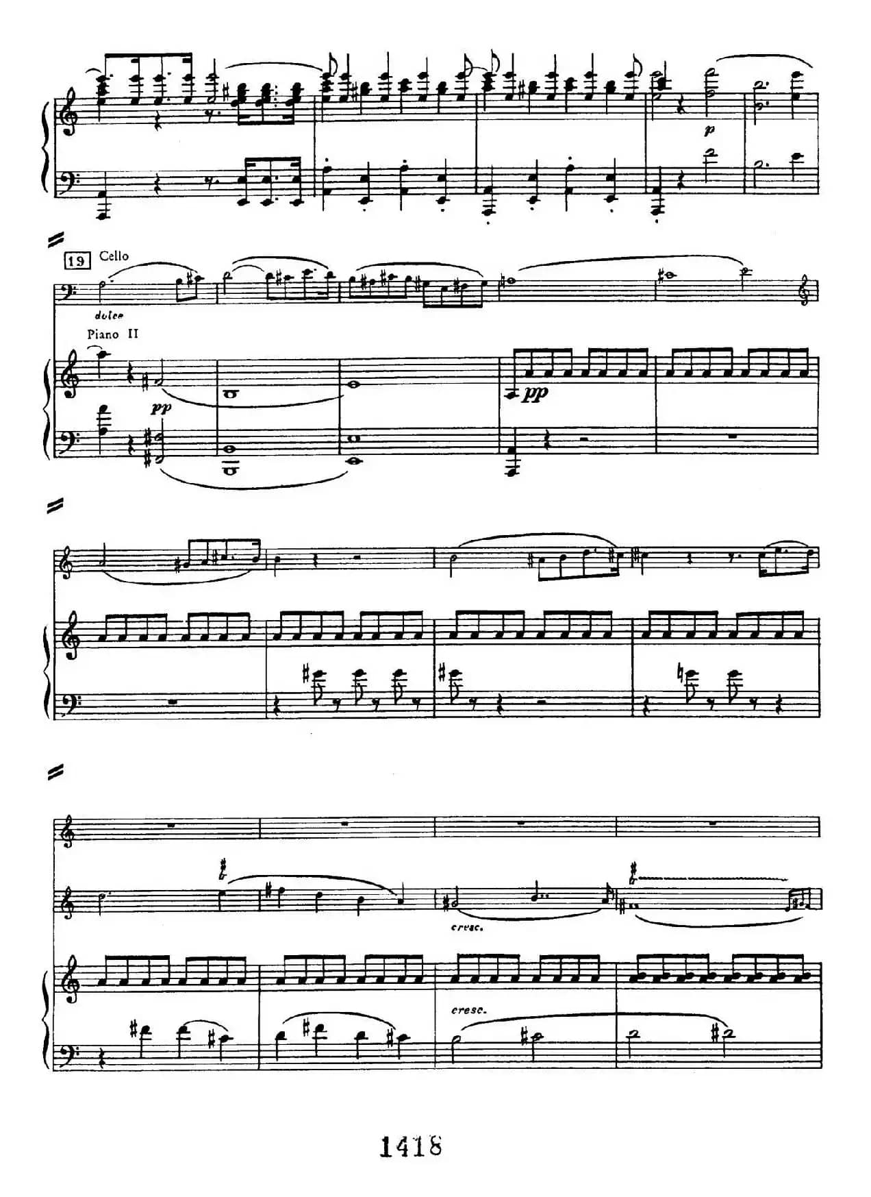 Triple Concerto in C Major Op.56(C大调三重协奏曲·双钢琴·Ⅰ)