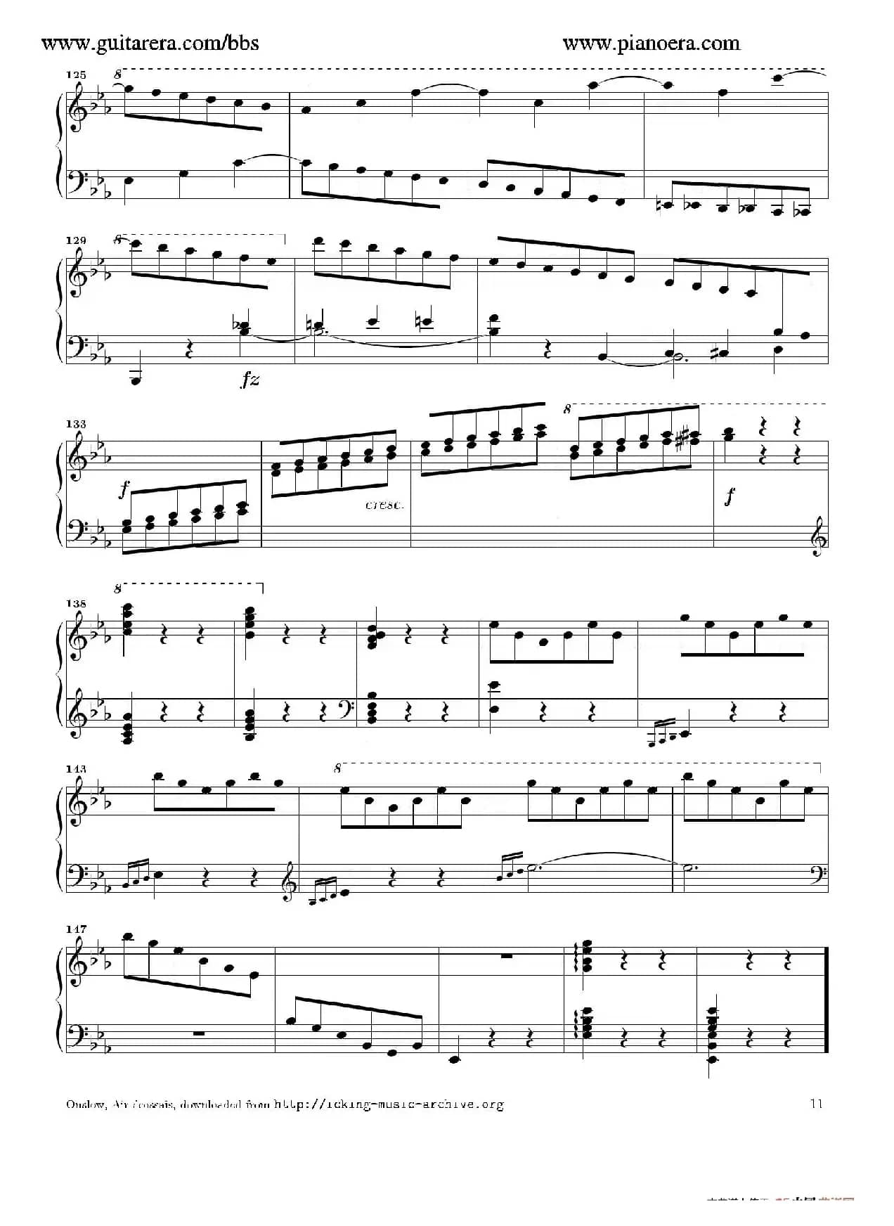 Air Ecossais Varie Op.5（苏格兰歌调变奏曲）