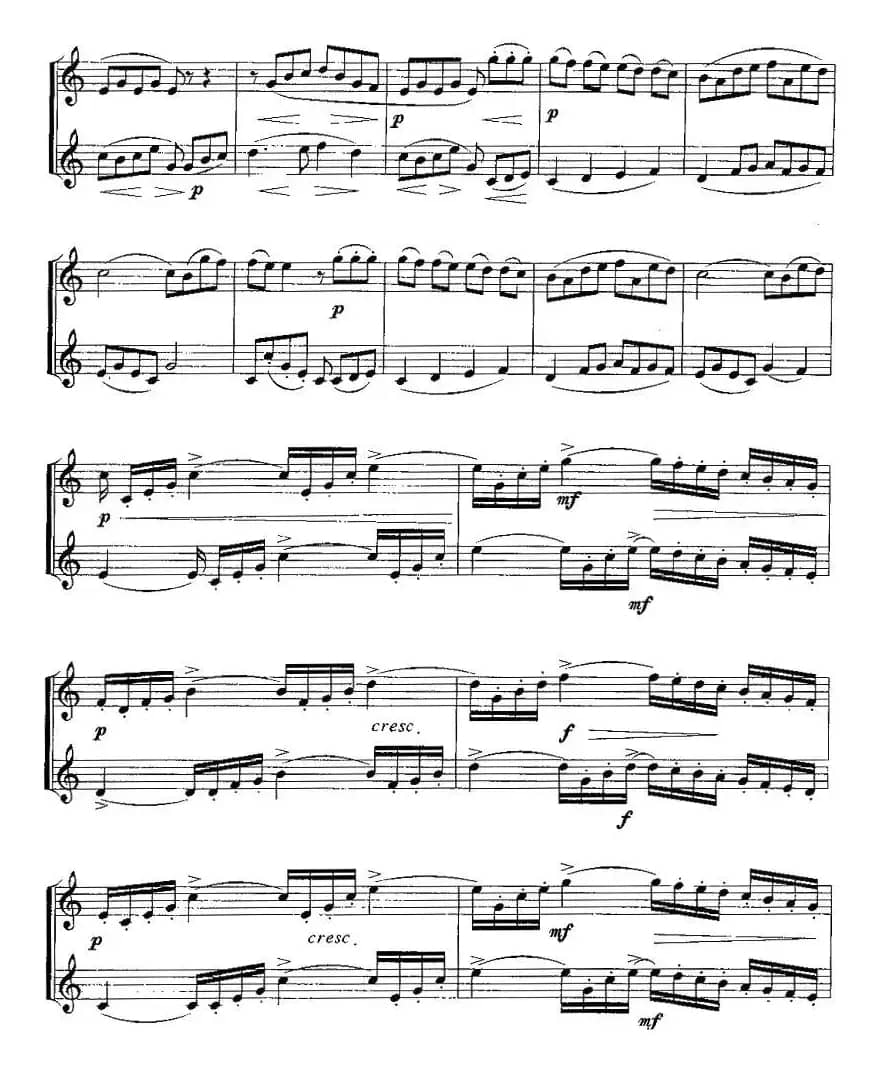 中板（小号二重奏）