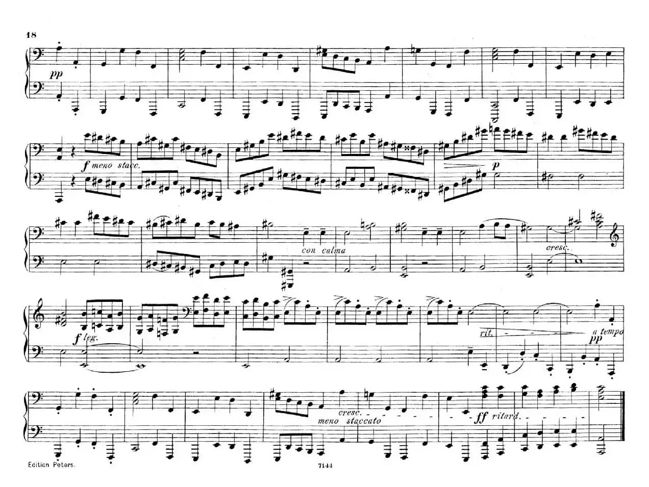 Deux Morceaux Pour Quatre Mains Op.43(2首四手联弹小品·2)