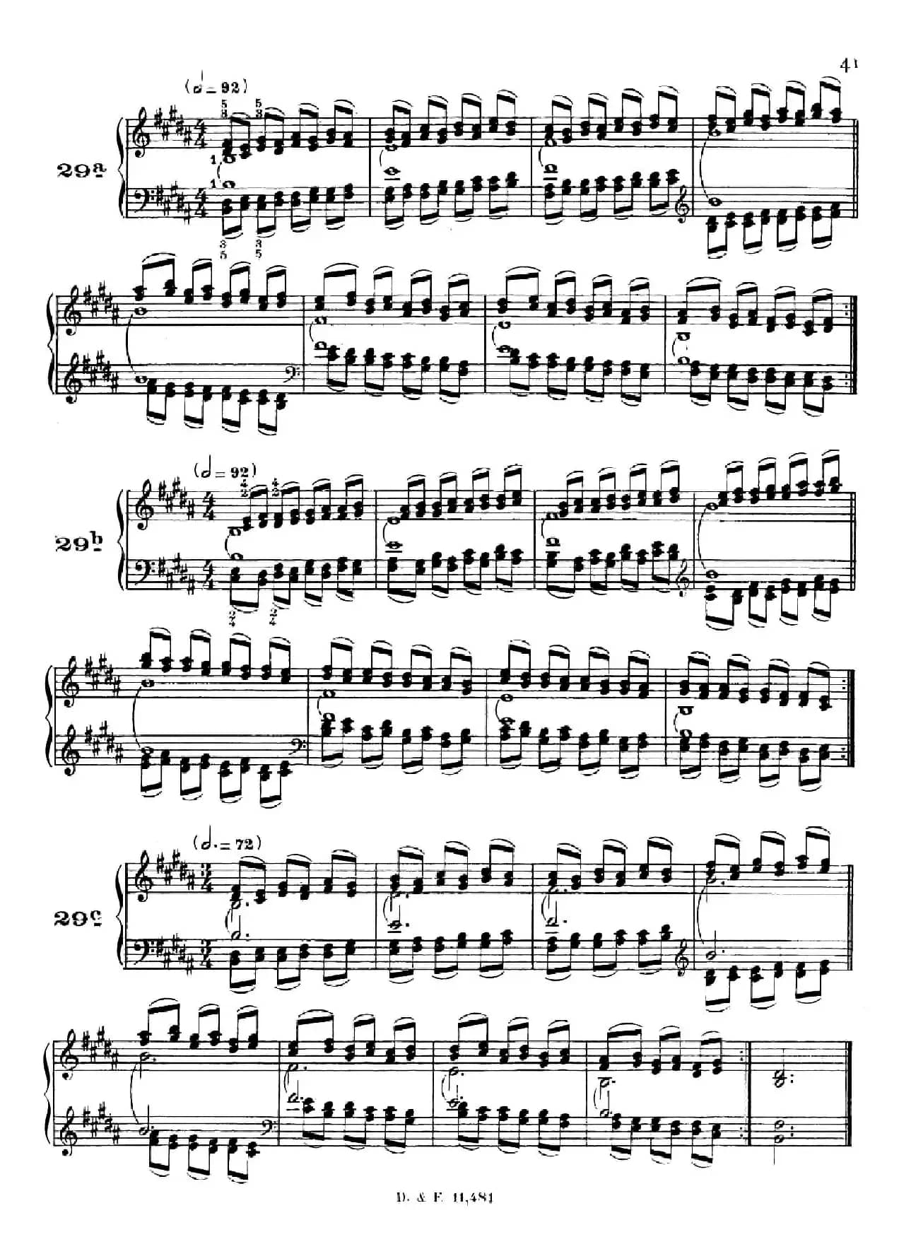 51 Exercises, WoO 6(51首钢琴练习 26—30)