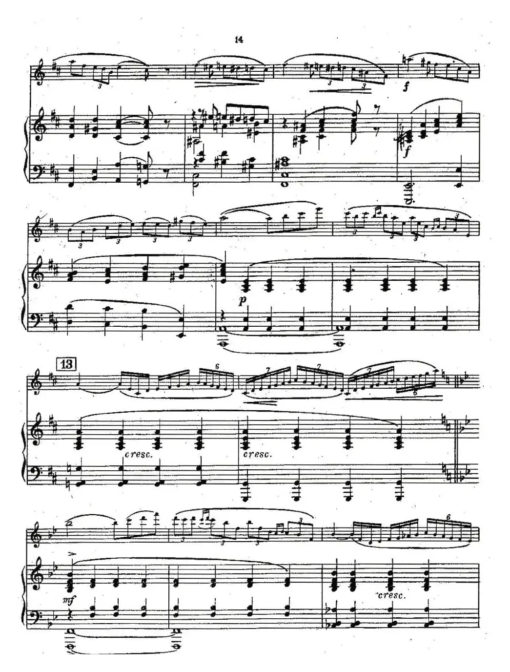 Chaminade Flute Concertino（莎米纳德长笛协奏曲）