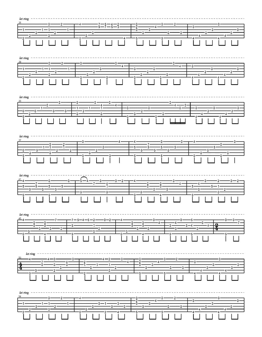 少年の梦（岸部真明指弹吉他谱）