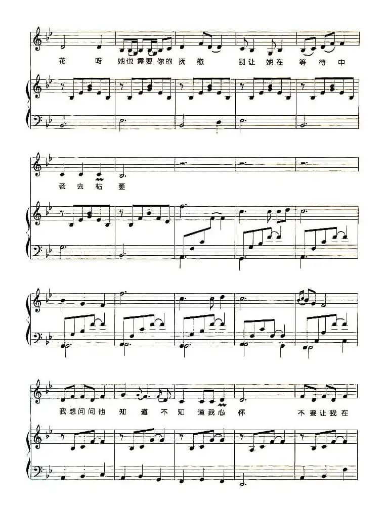 野花（弹唱谱）