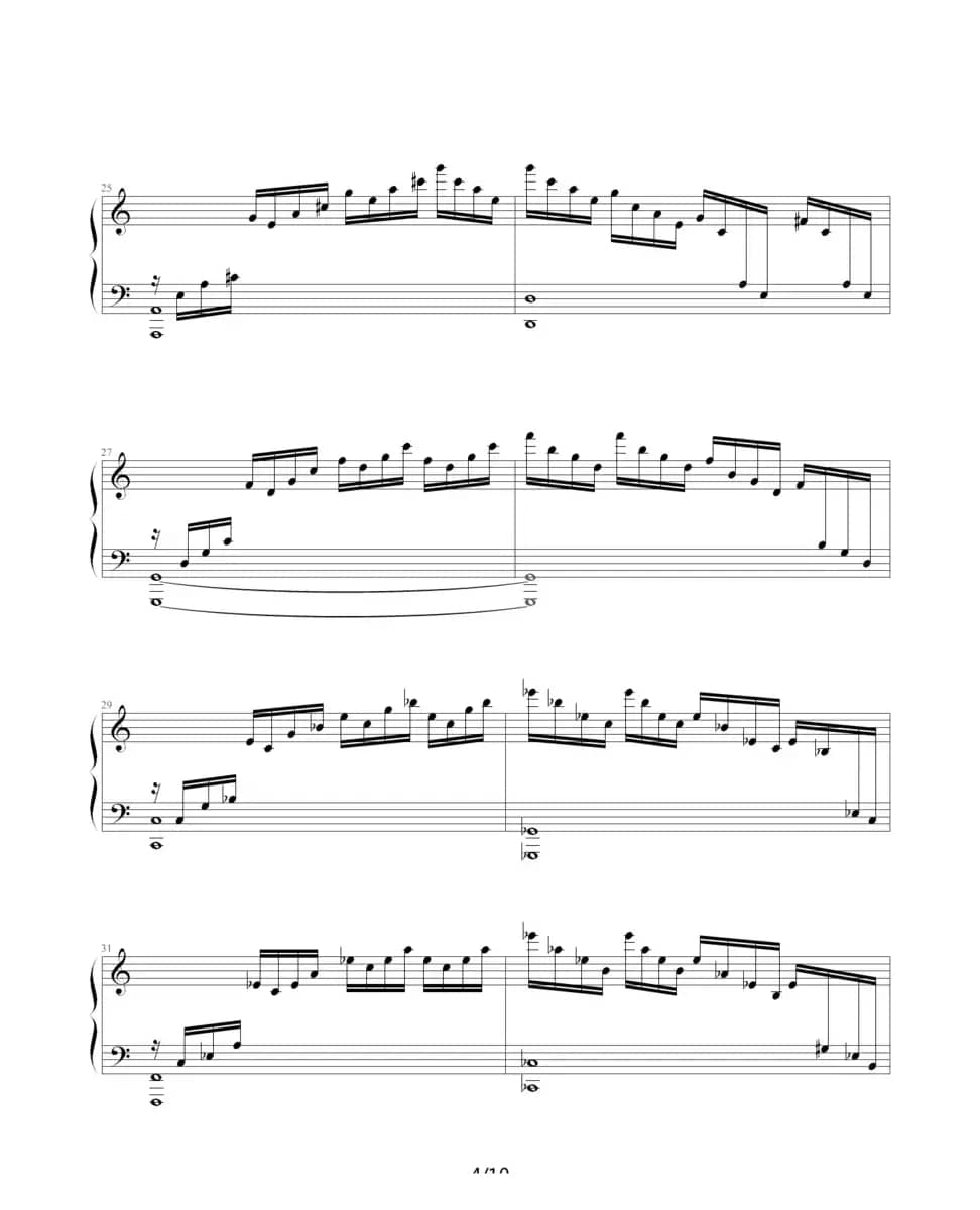 练习曲 Op.10 No.1（ 逃亡圣咏曲）