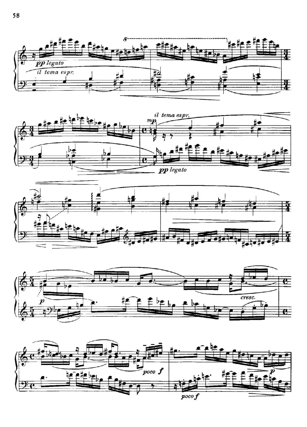 降e小调钢琴奏鸣曲 Op.26 v.4